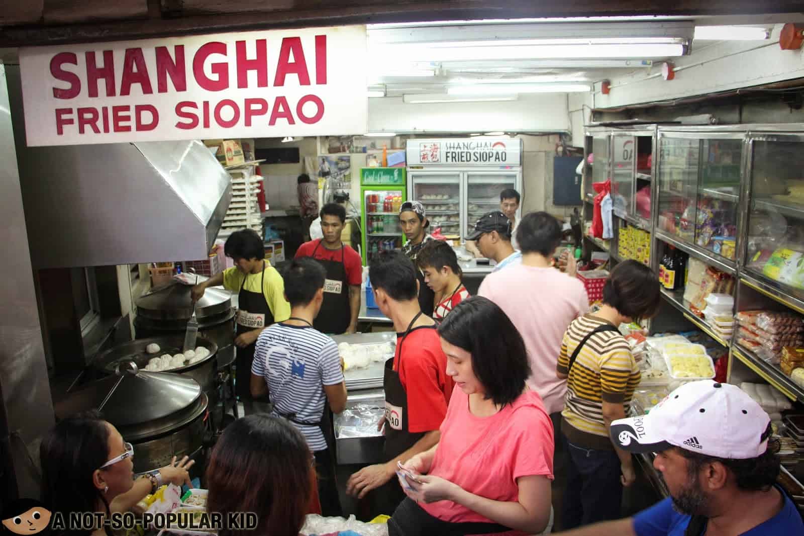Fluffy, pan-fried buns with toasted golden bottoms from Shanghai Fried Siopao