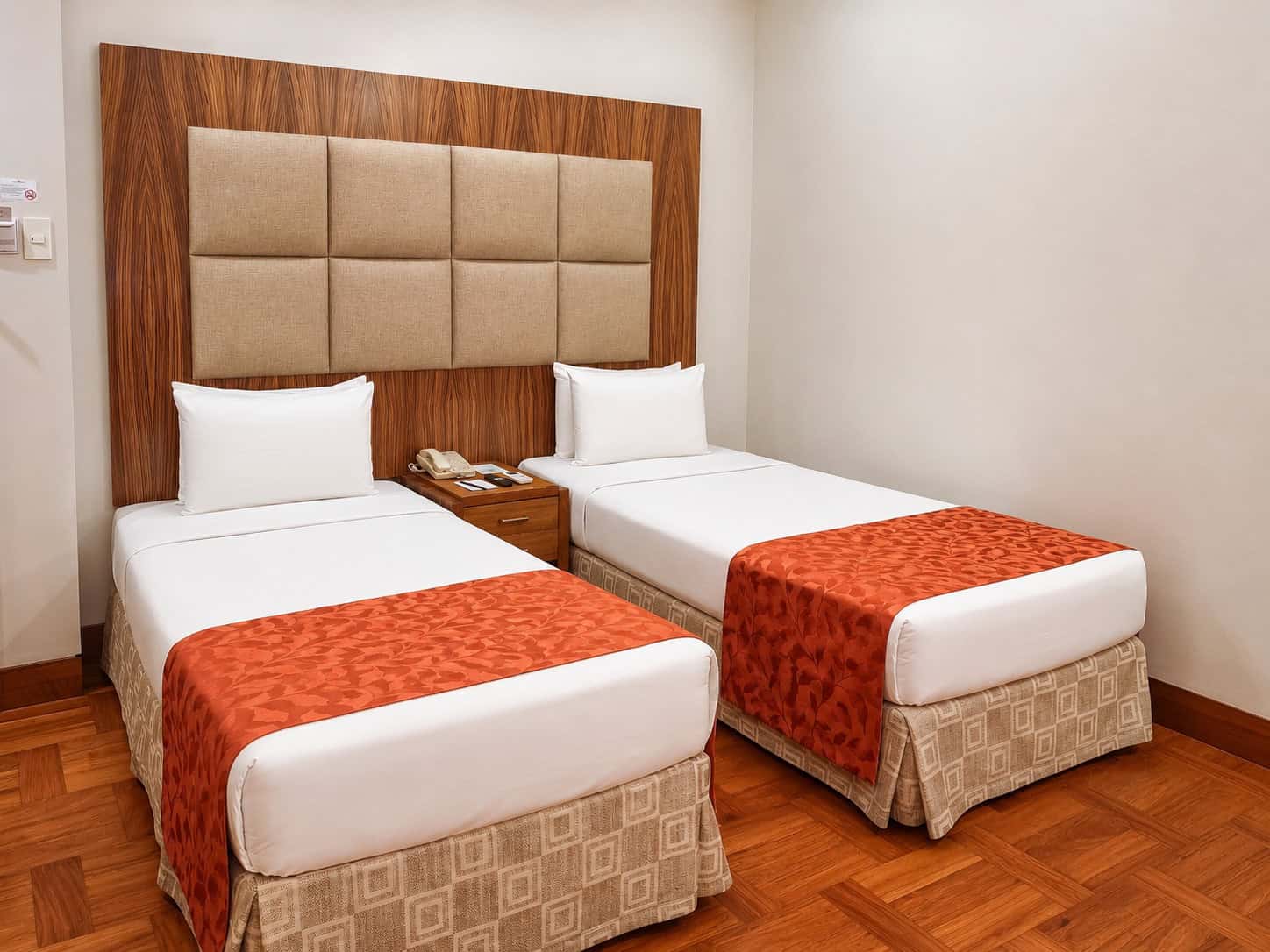 Standard Twin Room layout view